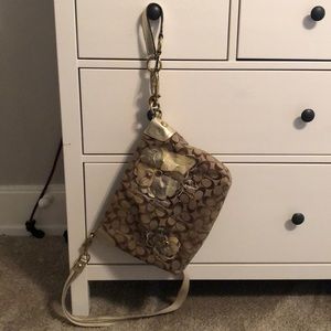 Coach Bleeker Floral Shoulder Bag